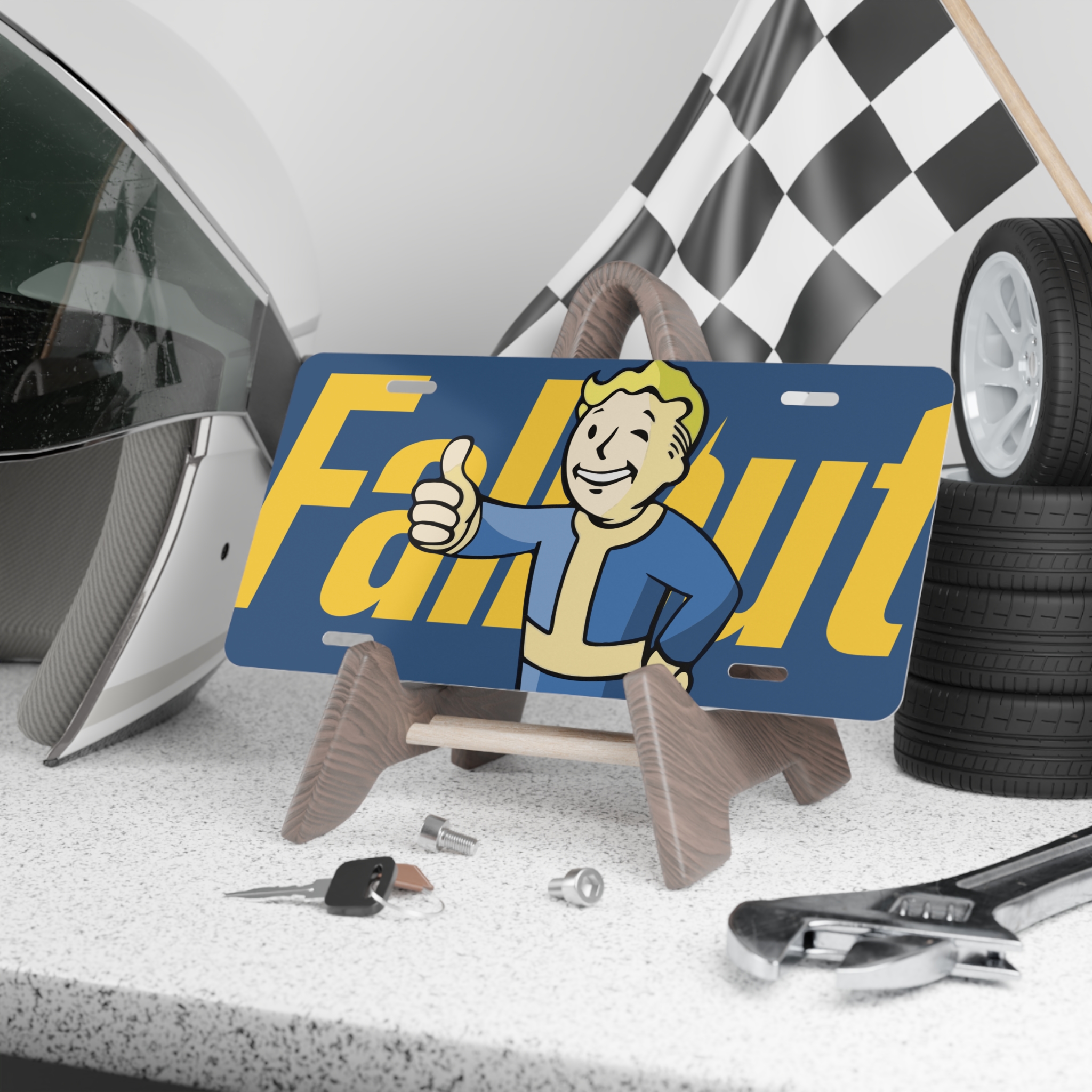 Fallout Pip-Boy Inspired Vanity Plate - view 4