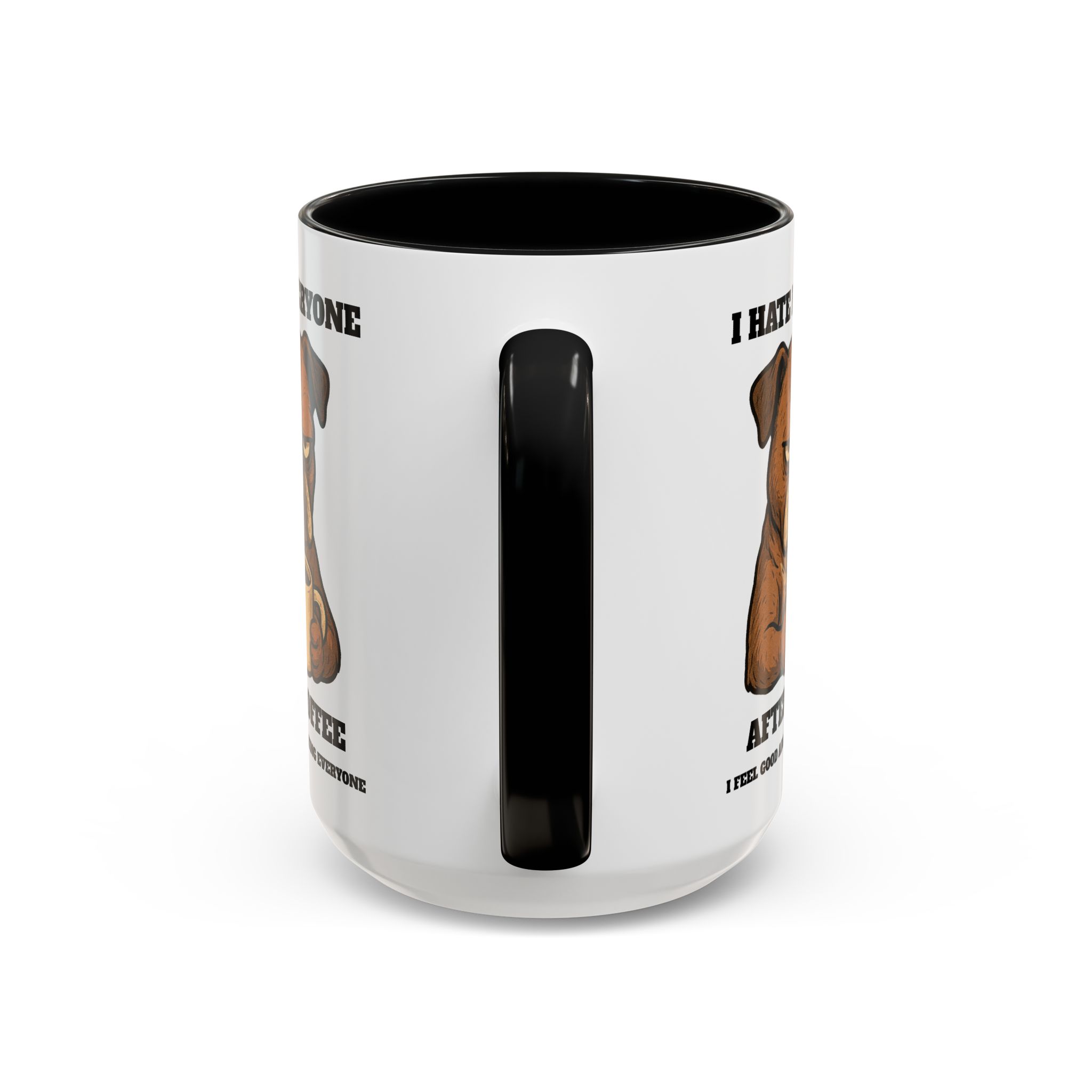 Grumpy Bull Dog – Animal and Coffee Lovers Funny “I Hate - view 4