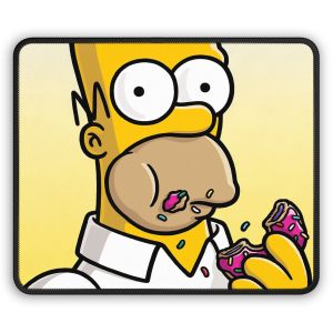 The Simpsons Homer and Doughnut – High Quality Mouse Pad 9×7″
