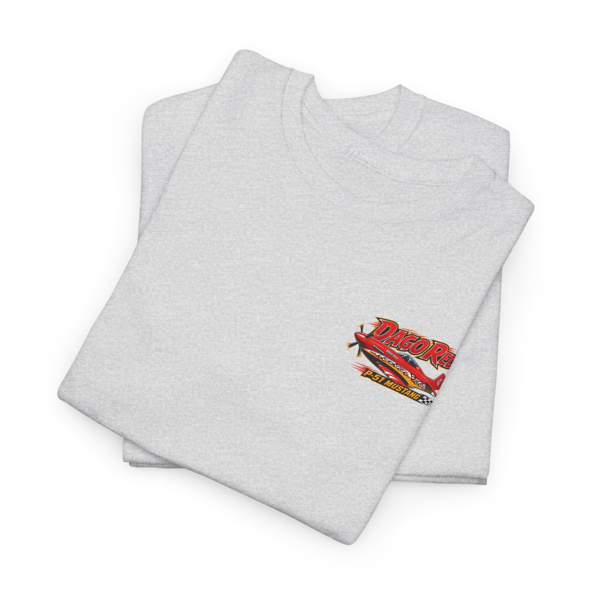 Dago Red P51 Mustang | Reno Air Racing Aviation Lover | T-Shirt Tee S-5XL - Image 25