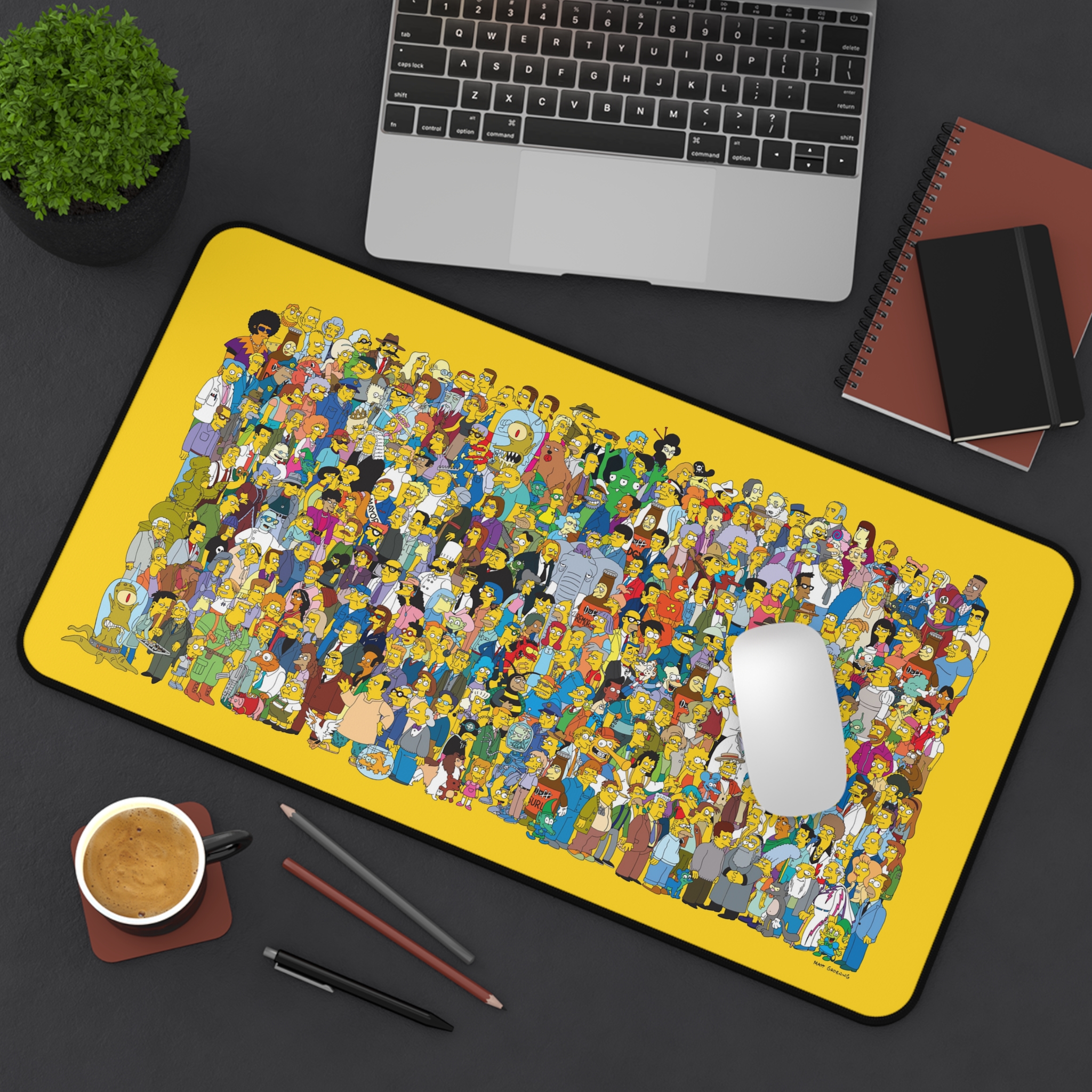 The Simpsons All Characters Desk Mat Mouse Pad - view 14
