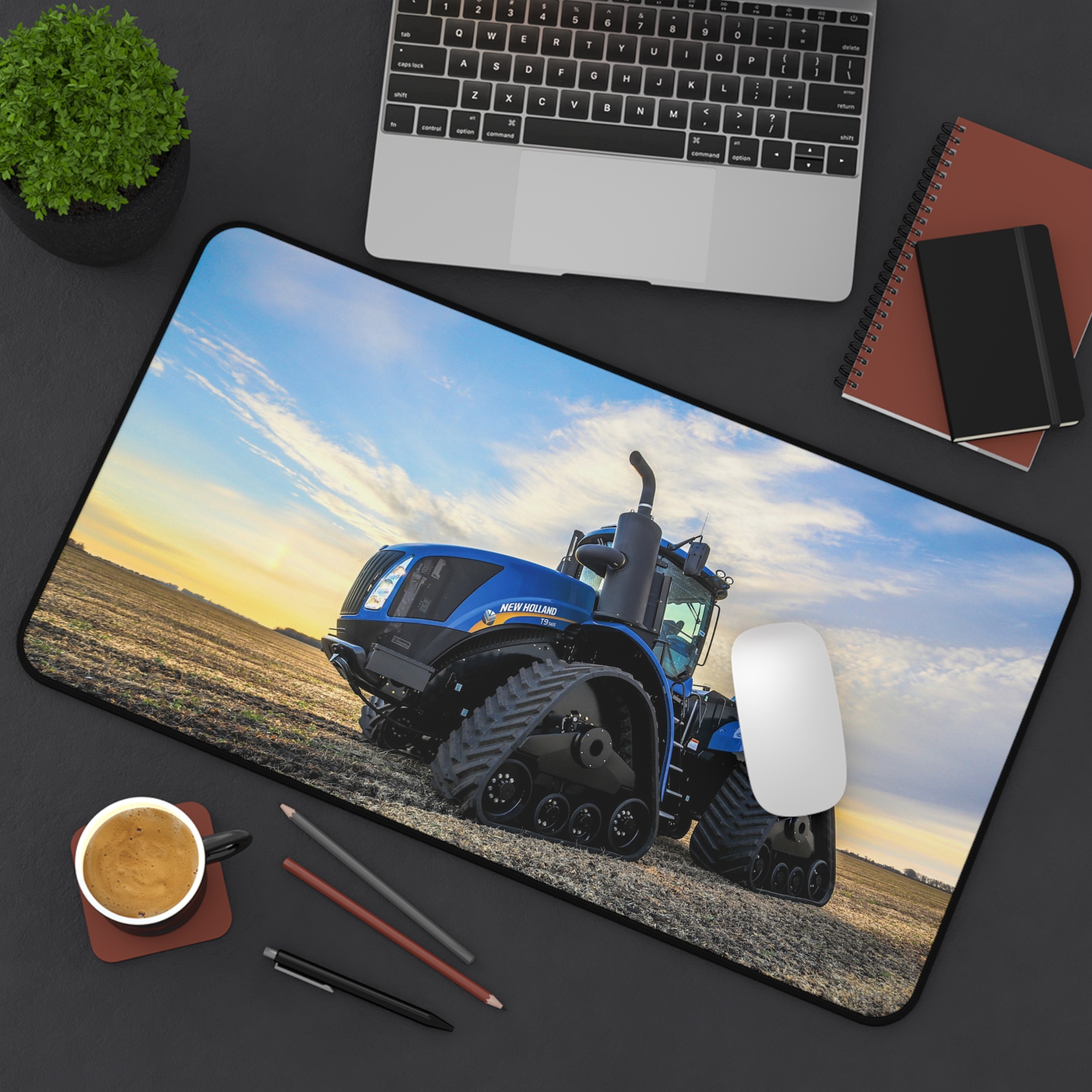 New Holland T9.565 SmartTrax Tractor Desk Mat - view 4