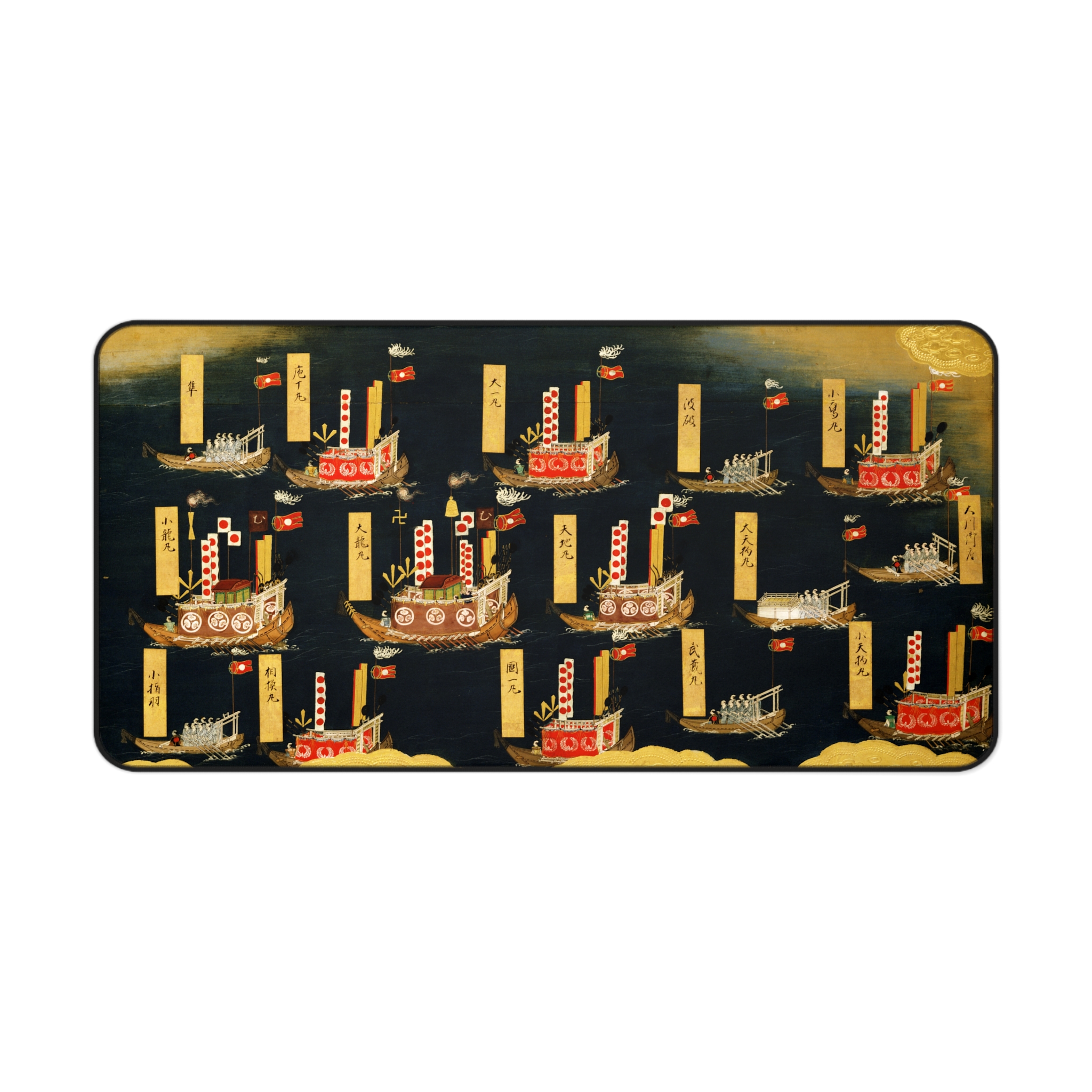 Shogun Shogunate Fleet 1634 - Japanese History Art - view 2