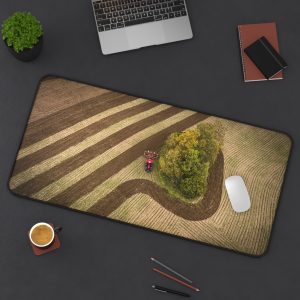Case Tractors – Tilling Land Farmer – Desk Mat Gaming Mouse Pad – 3 Sizes