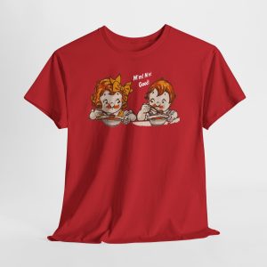 Retro Style Campbell’s Soup Cute Kids Eating T-Shirt | S-5XL | DTG Print