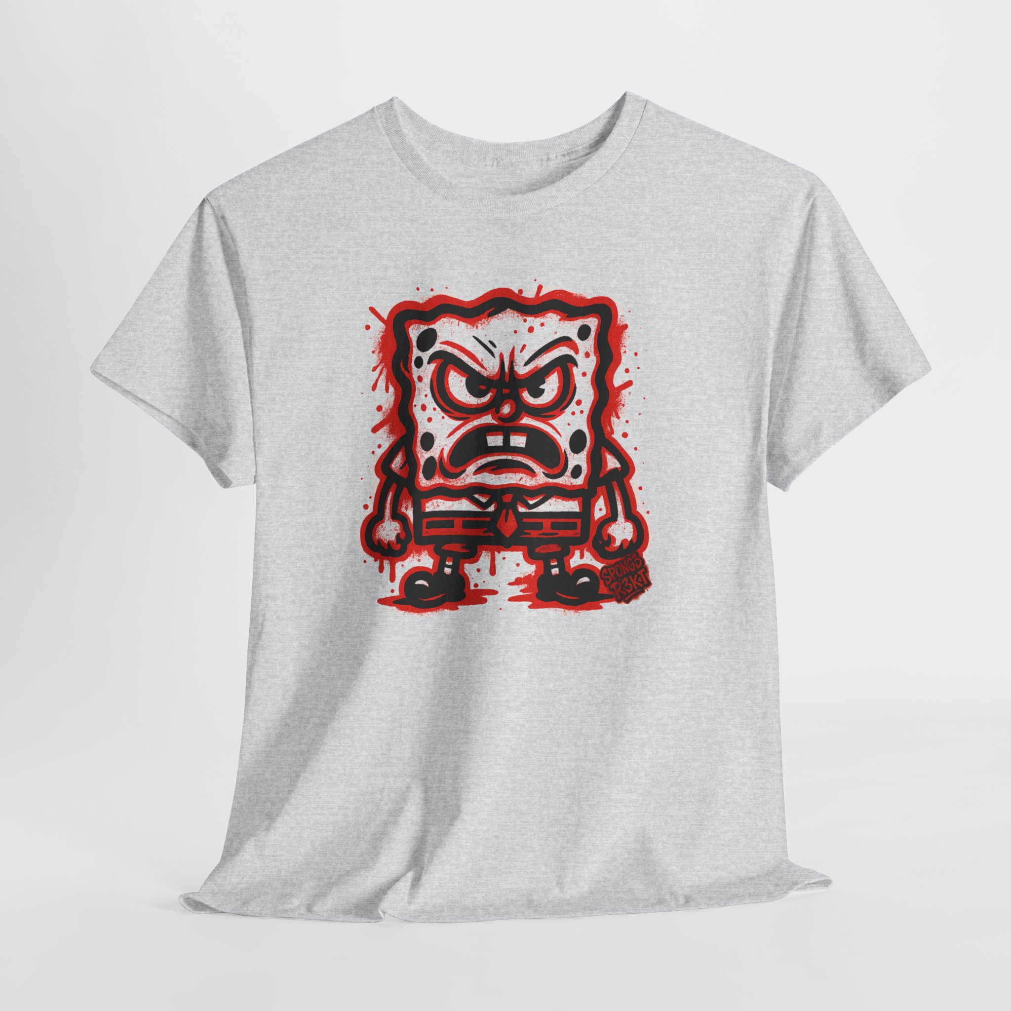 "Spong3 R3KT" Sponge Alter Ego Graffiti Character Tee | 7 Colors | Sizes S-5XL - Image 13