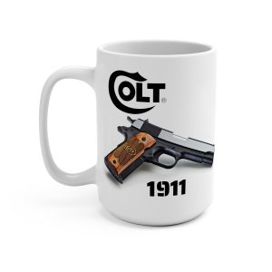 Colt Model 1911 Legendary Pistol | Ceramic Coffee Mug Gift 15oz