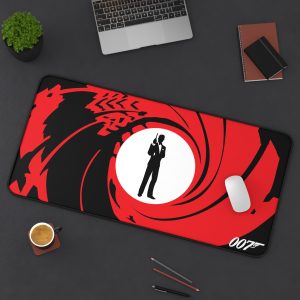 James Bond 007 Desk Mat | Gaming Mouse Pad | Spy Film Fan Gift