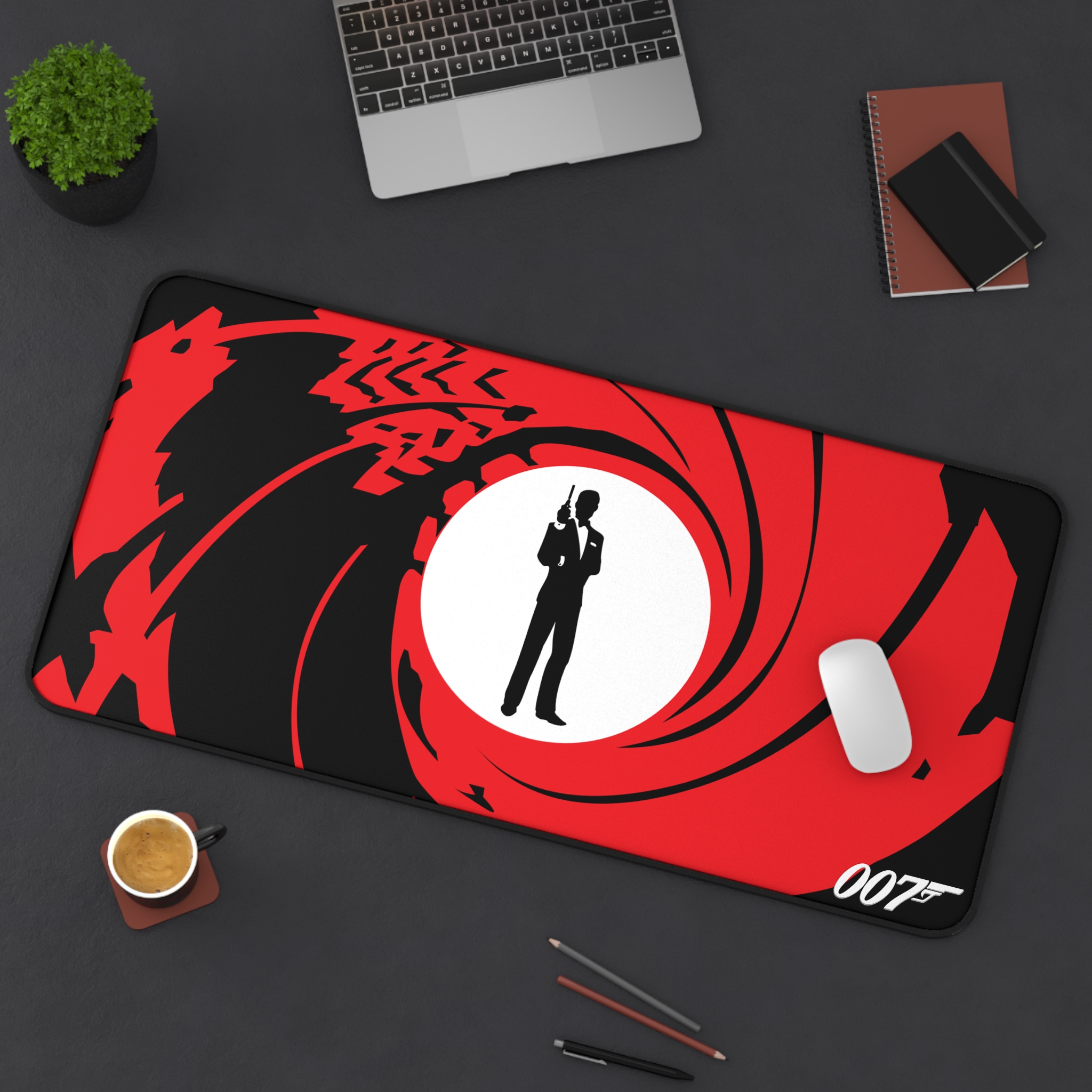 James Bond 007 Desk Mat | Gaming Mouse Pad | Spy Film Fan Gift