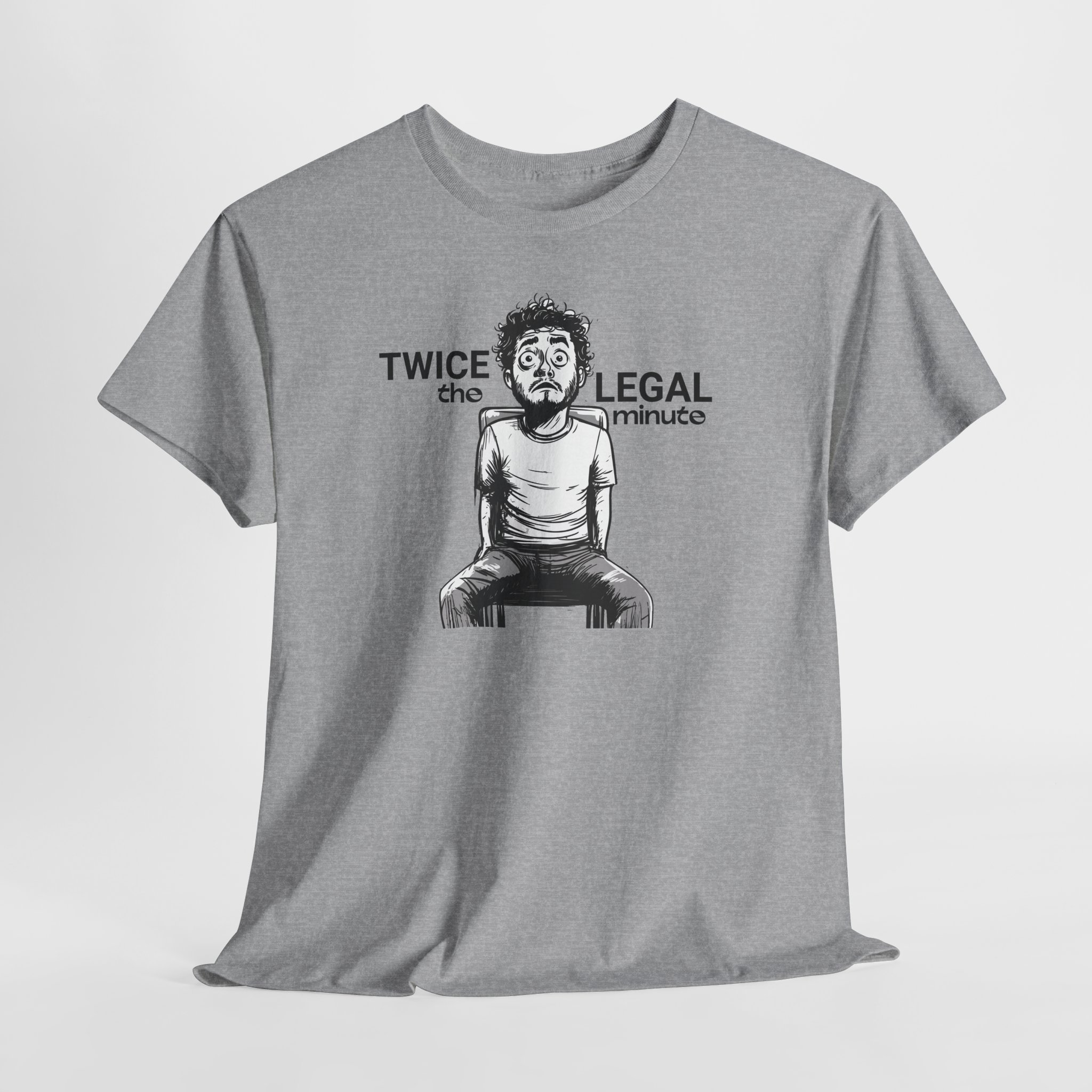 Twice the Legal Minute - Funny Meme Video T-Shirt | DTF Print | S-5XL | 7 Colors - Image 22