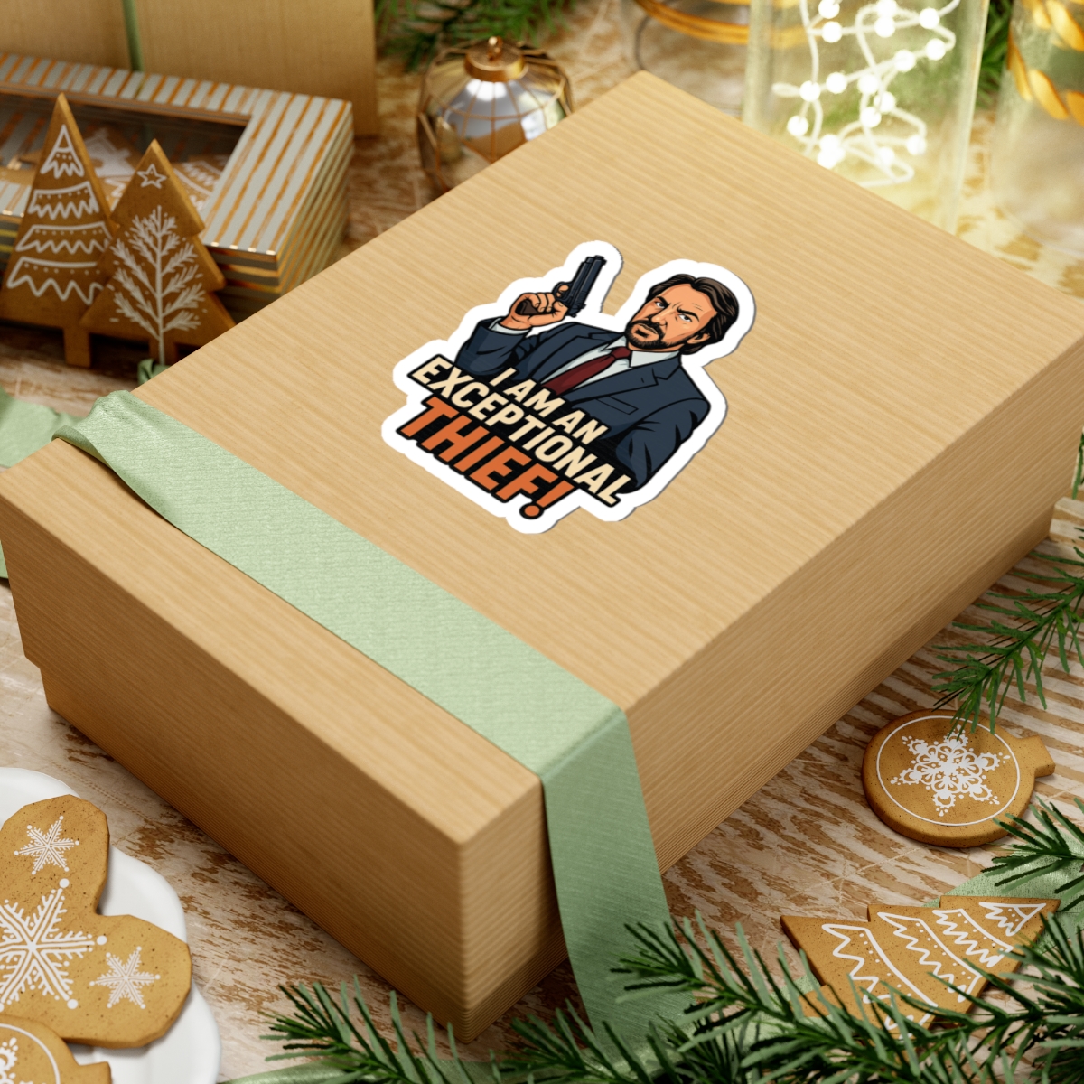 Hans Gruber Vinyl Sticker - view 3