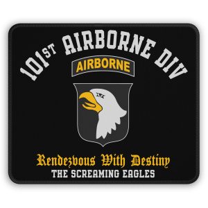 101st Airborne Screaming Eagles Mouse Pad | US Army WWII Military Fan Gift