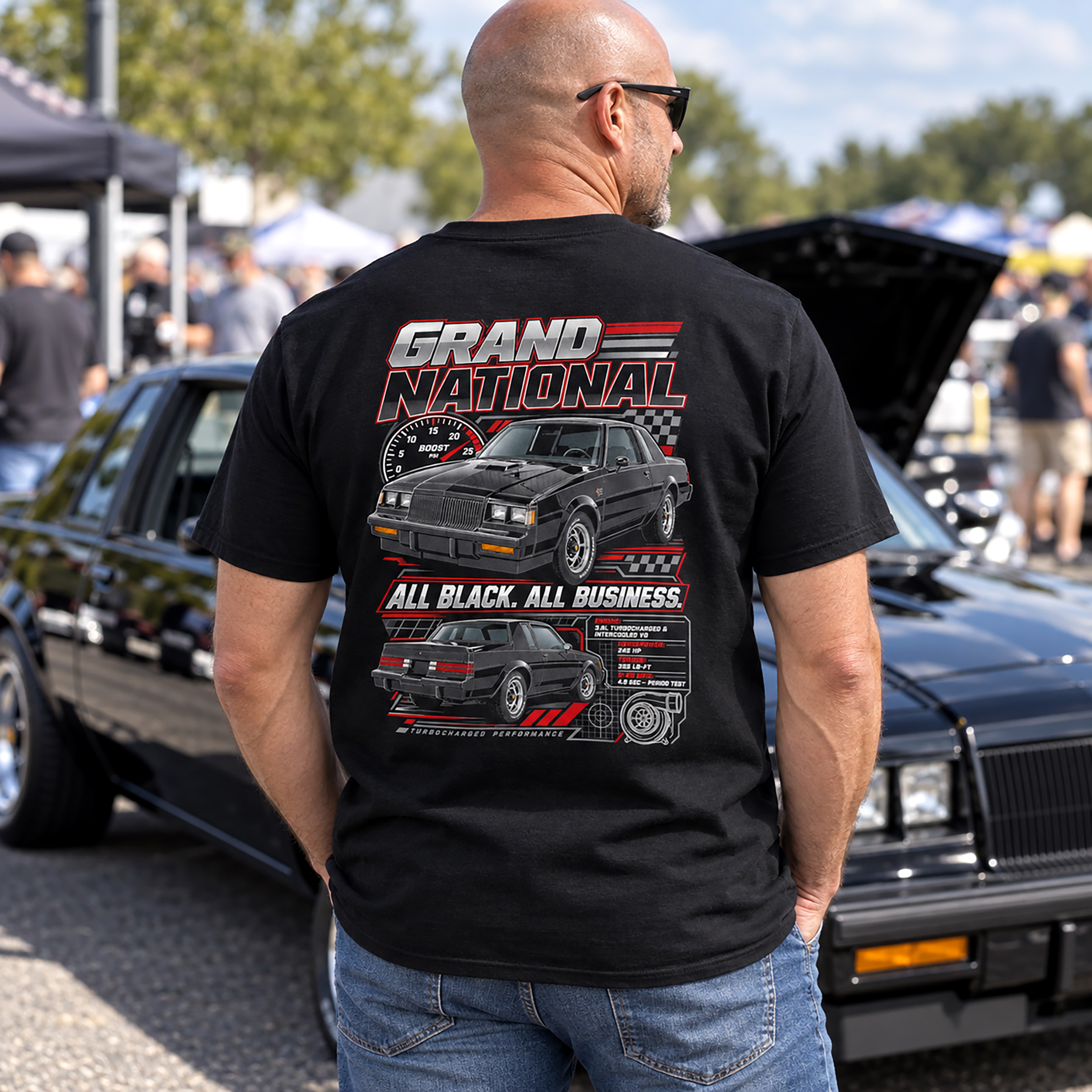 1986-87 Grand National Turbo V6 American Muscle T-Shirt Tee Gift S-5XL