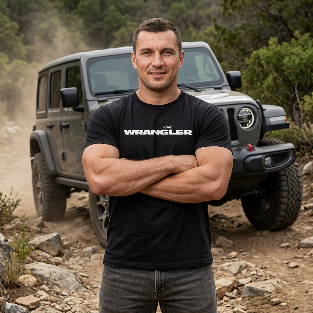 Wrangler – 4×4 Off Road Crawler Mud T-Shirt | S-5XL | 8 Colors | Trail Gear