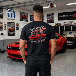 Demon SRT Muscle Car Graphic T-Shirt | American Performance Tee S-5XL