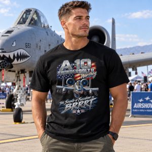 A10 Warthog Sound of Freedom BRRRT USAF Military Aviation History Tee Gift S-5XL
