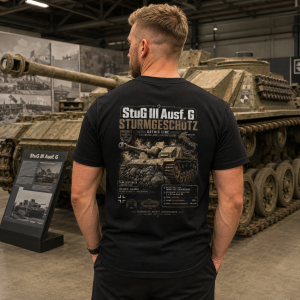 StuG III Model G Tank Destroyer Gothic Line WWII Military History T-Shirt S-5XL