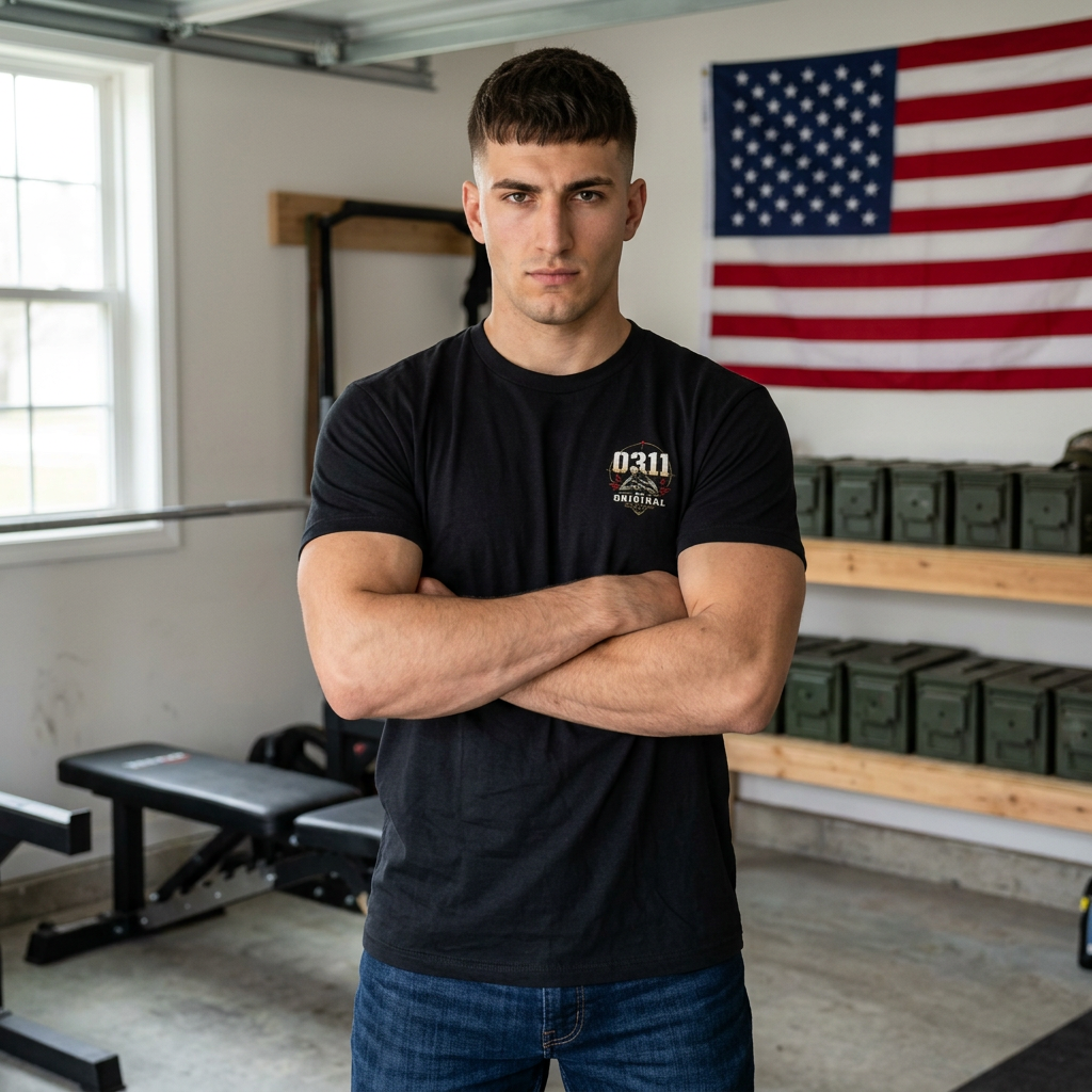 0311 Marines Military Patriotic Veteran Rifleman Unisex T-Shirt Tee S-5XL USA - Image 2