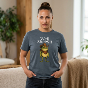Well Sheeyit Frog Shirt | Funny Western Country Humor Tee | S-5XL