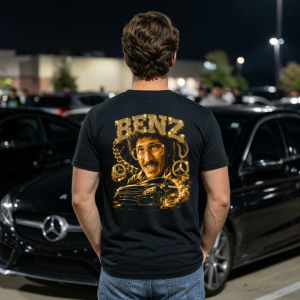 Benz Junge Sterne Young Stars Best to Impress Retro Ad T-Shirt S-5XL