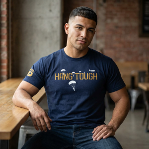 HANG TOUGH – WWII Airborne Band of Brothers History Movie Lover T-Shirt 3 Colors