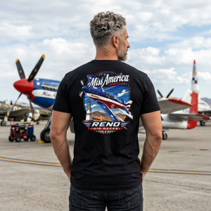 Miss America P-51D Mustang Reno Air Races T-Shirt Aviation Tee S-5XL