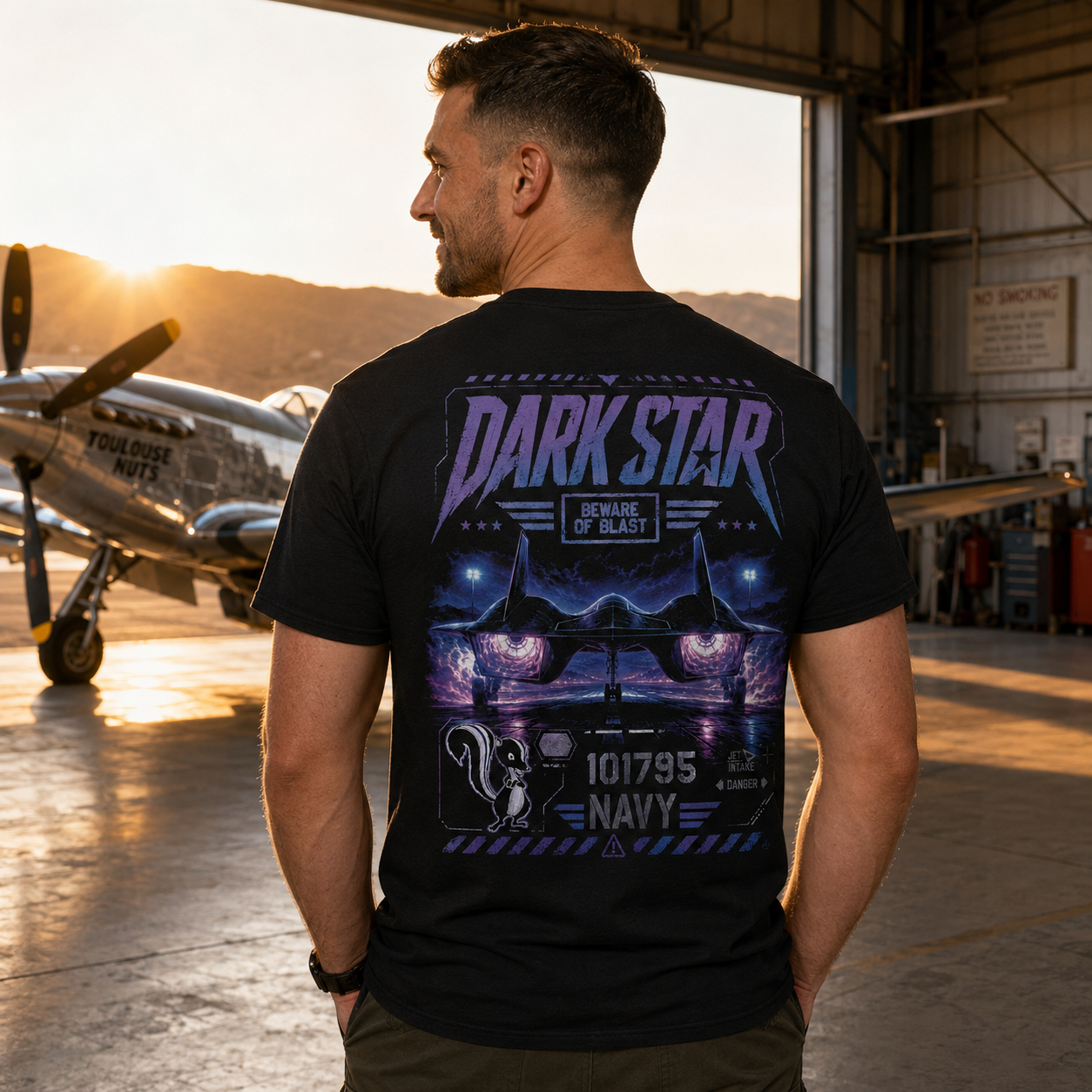 Dark Star Aircraft Top Gun Maverick | Movie Military Aviation | T-Shirt S-5XL