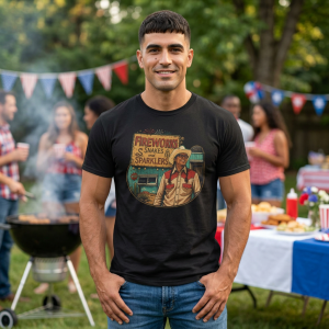 Joe Dirt Indian Snakes and Sparklers Fireworks Stand 4th of July T-Shirt S-5XL