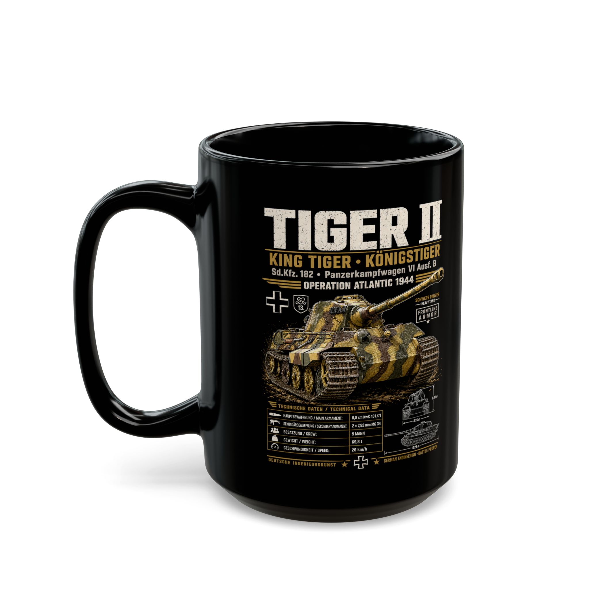 Tiger II King Tiger German Armor WWII Panzer History - view 3
