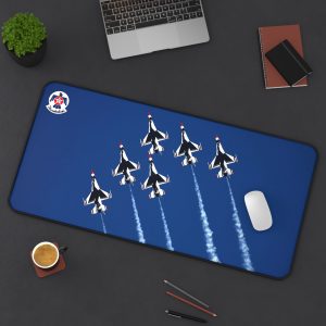 Thunderbirds USAF Premium Desk Mat Mouse Pad – 3 Sizes – Stitched Edges