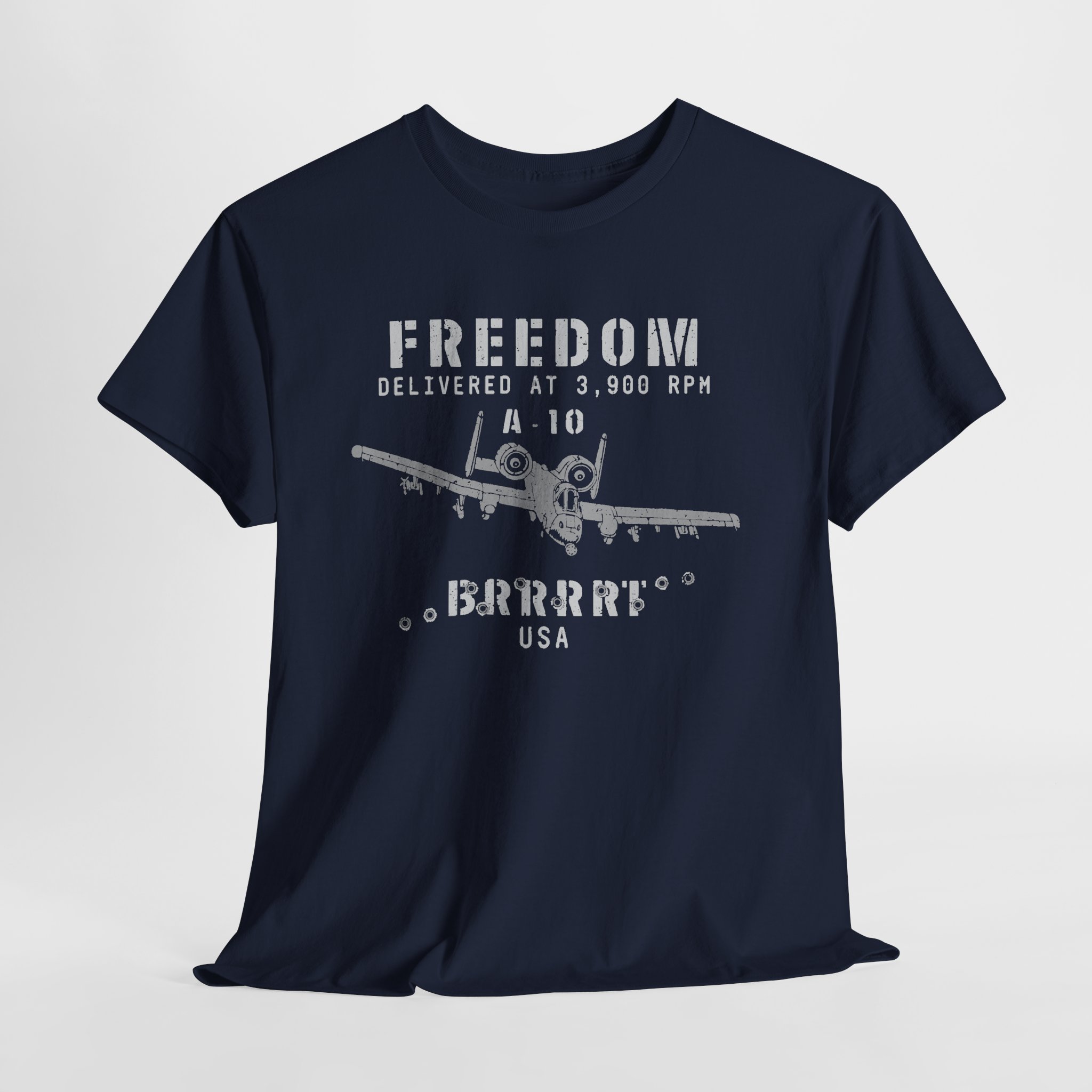 A10 Warthog - USA Military Aircraft Aviation Patriotic T-Shirt S-5XL | 3 Colors - Image 8