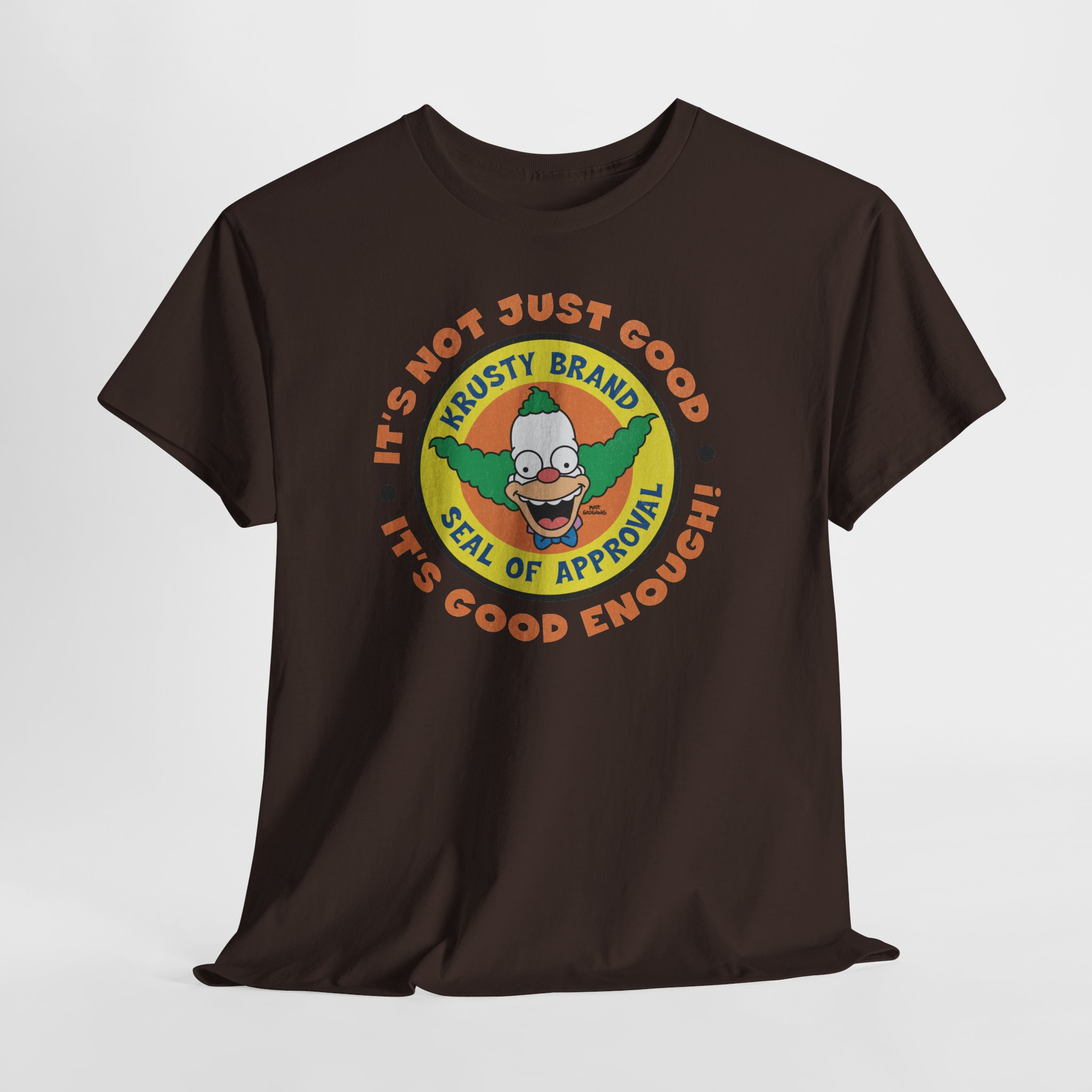 Krusty Seal of Approval Simpsons Fan TV Show Graphic T-Shirt Tee S-5XL Gift