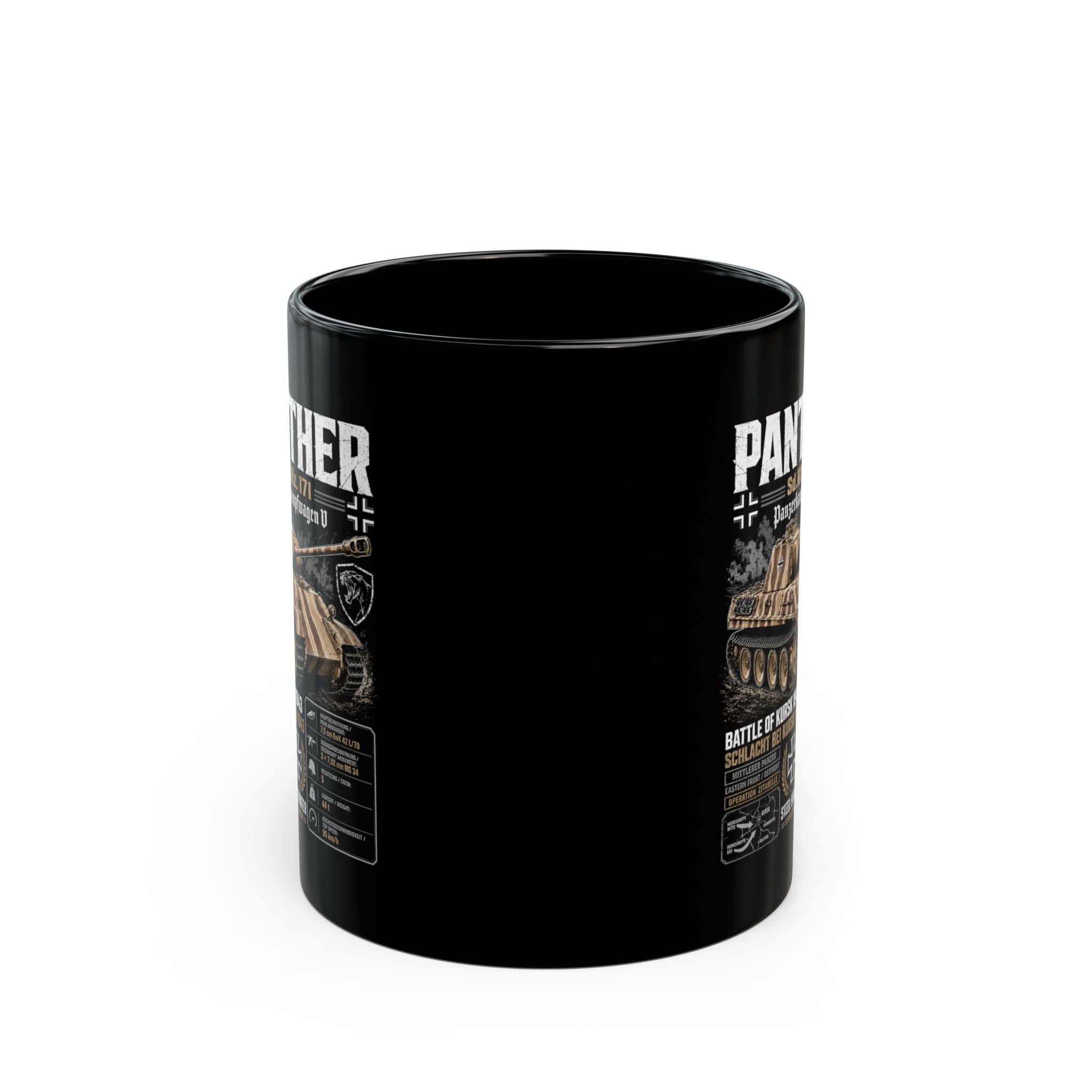 Panther German Armor WWII Panzer History Gamer Coffee Mug - view 5
