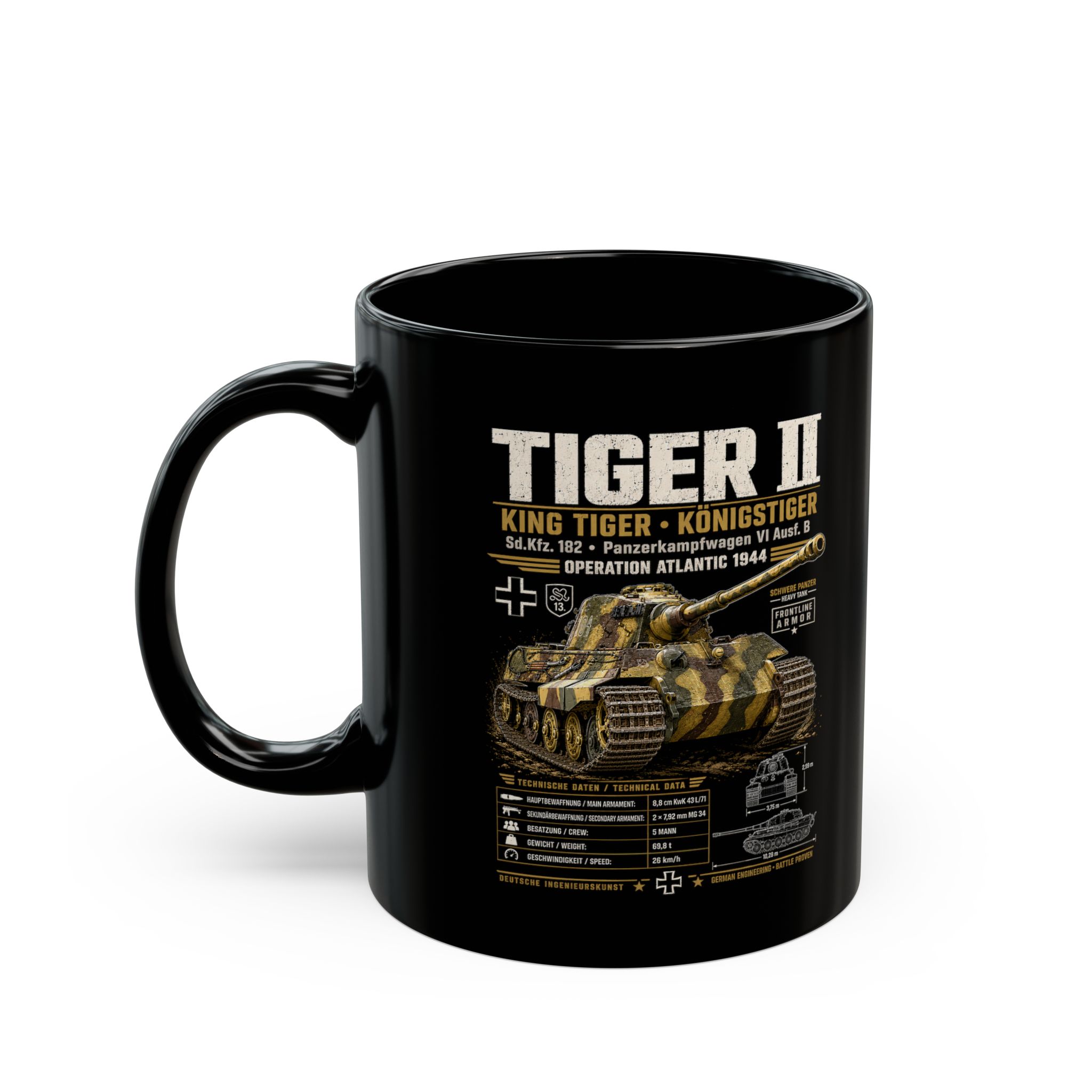 Tiger II King Tiger German Armor WWII Panzer History - view 7