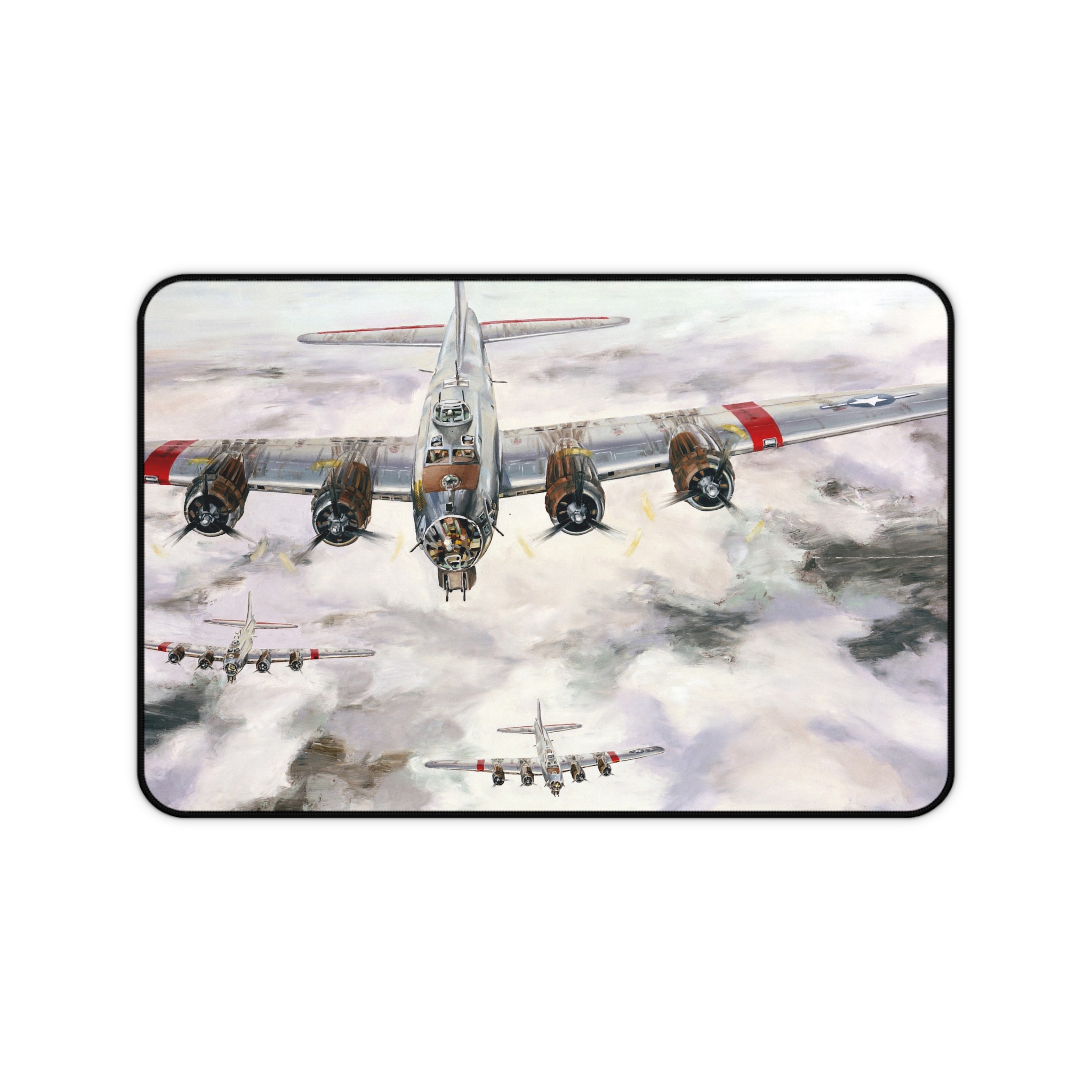 B-17s Over Europe Desk Mat - WWII Bomber Art - David Ray - view 6