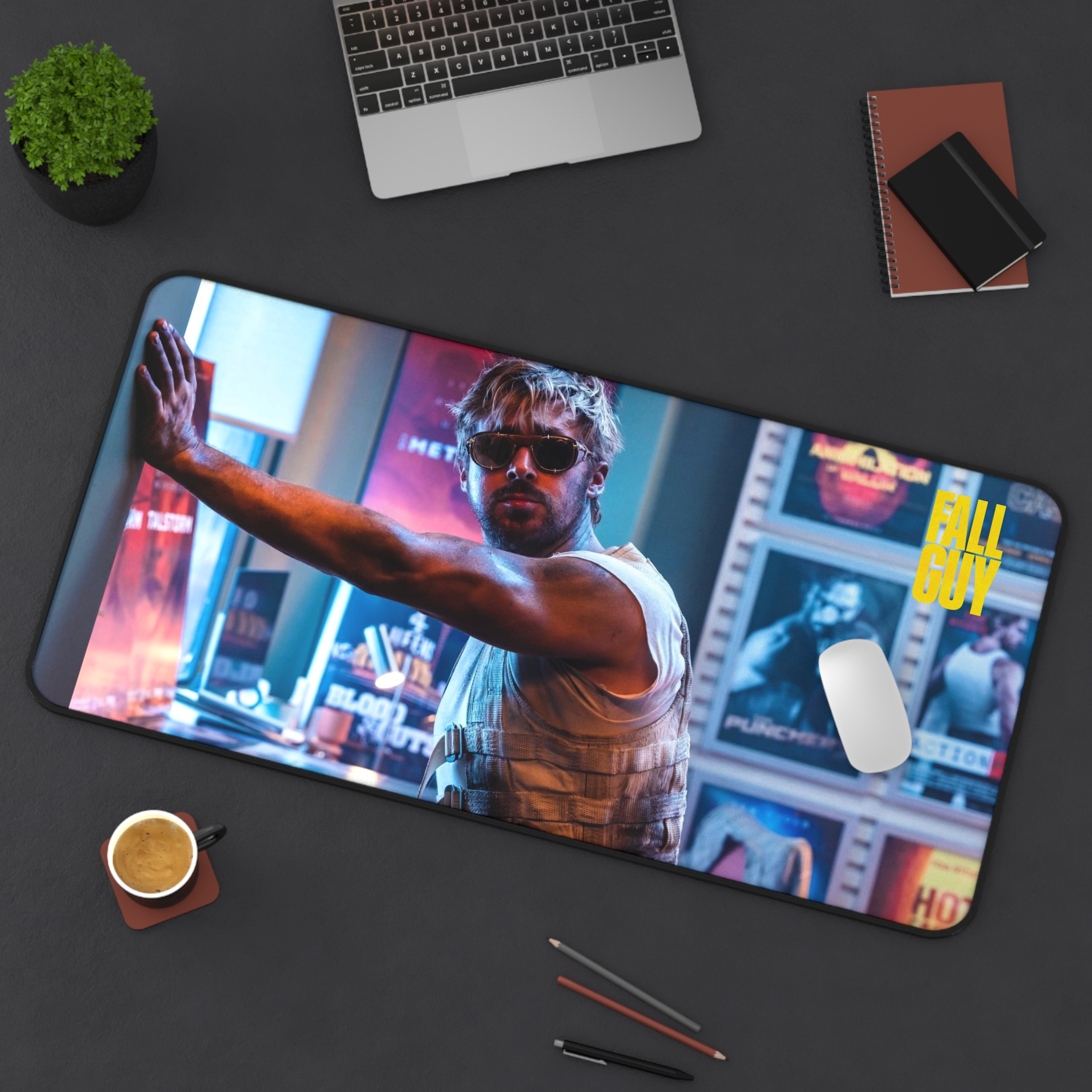 The Fall Guy Movie Fan Art – Premium Desk Mat Gaming Mouse Pad – Multiple Sizes