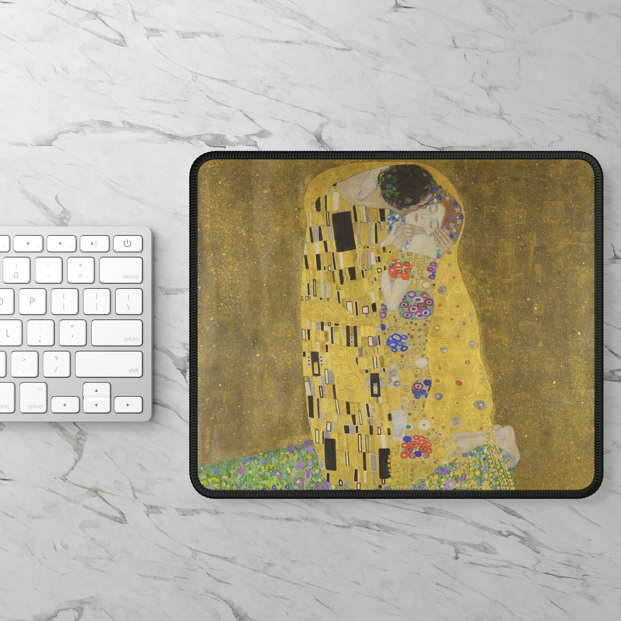 The Kiss by Gustav Klimt Mouse Pad 9×7 - view 3