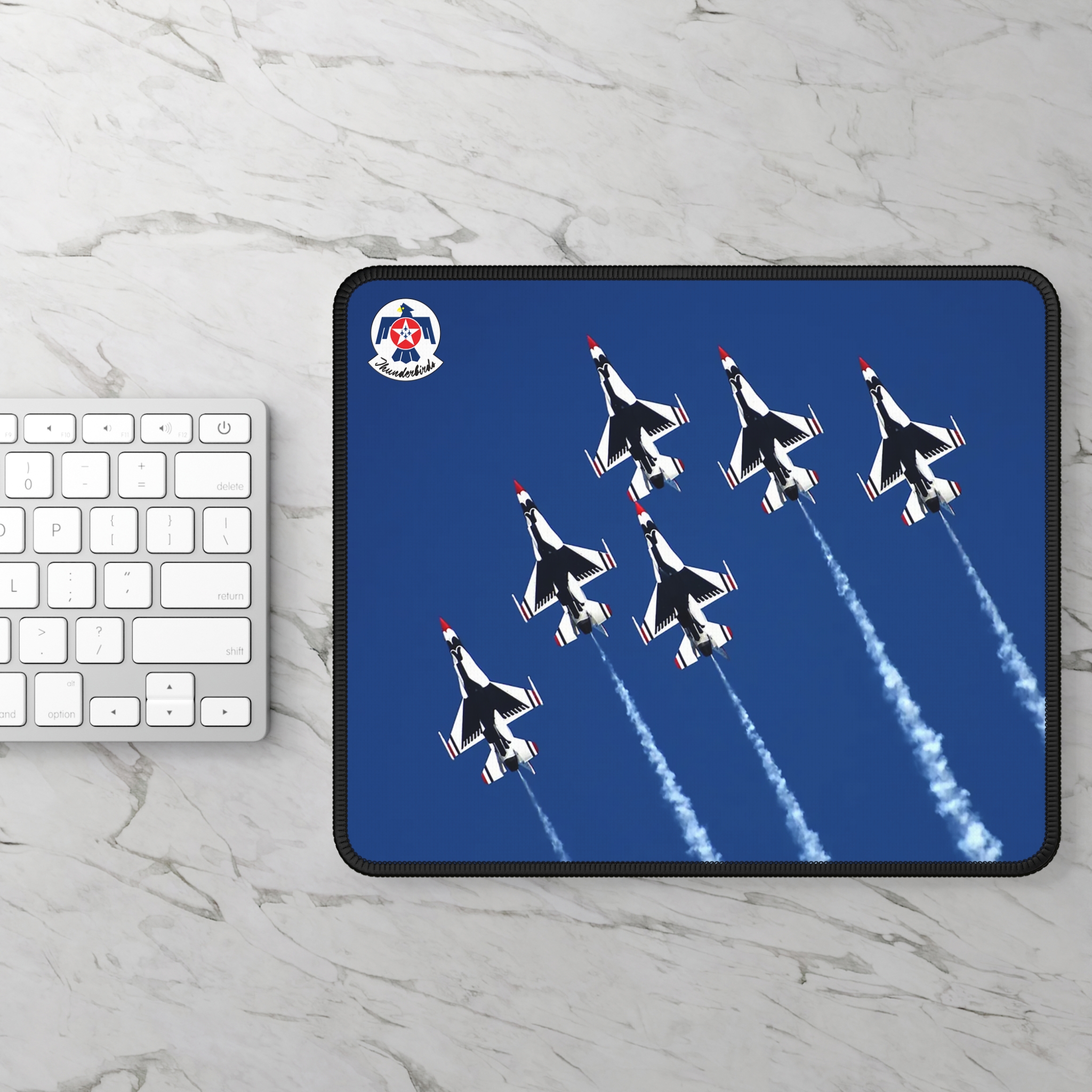 Thunderbirds USAF Air Force Mouse Pad 9×7 | Military Aviation Fan Gift