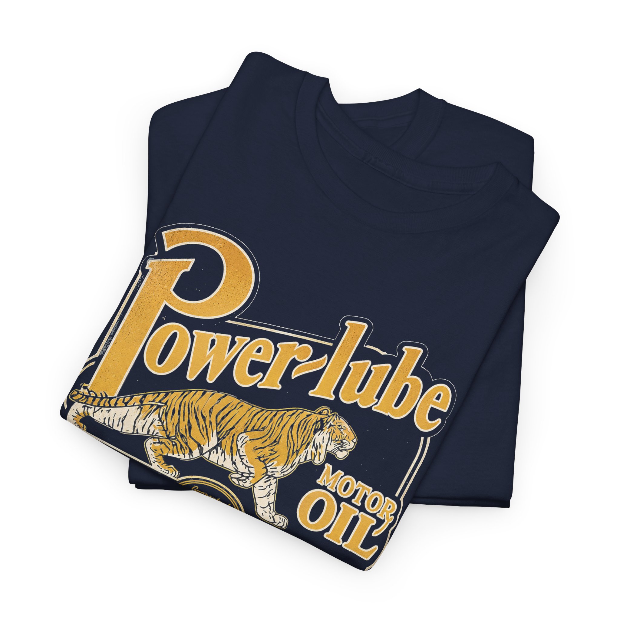 Power Lube Motor Oil Vintage Style Gas & Oil Sign T-Shirt - view 12