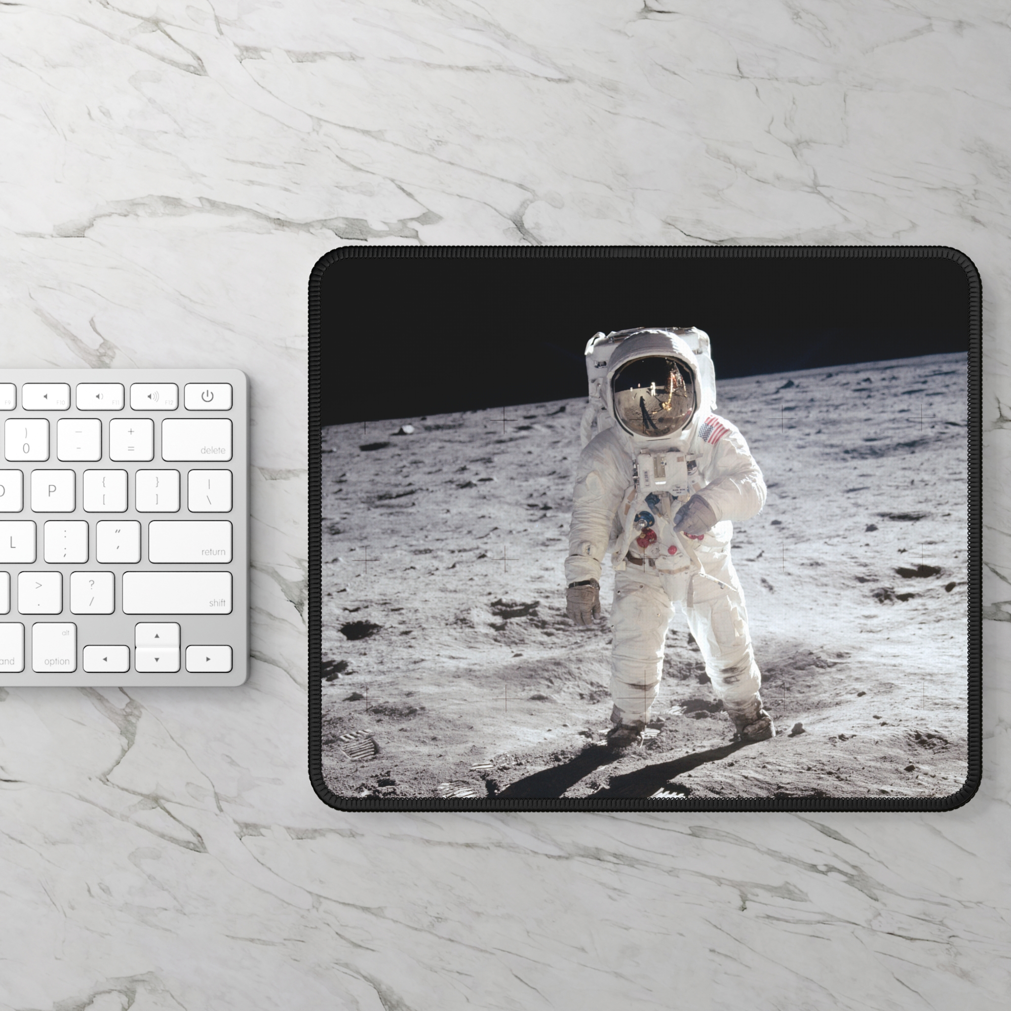 NASA Astronaut (Buzz) Aldrin, Jr. 1969 Moon Landing - view 2