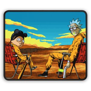 Rick and Morty Breaking Bad | Custom Fan Art | Premium Quality Mouse Pad