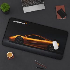 McLaren F1 LM | Iconic Supercar Art | Premium Stitched Edges Desk Mat