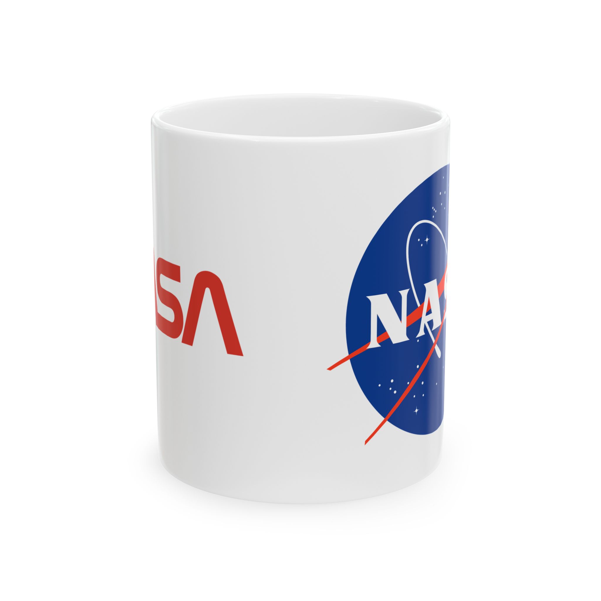 NASA Worm and Meatball – Coffee Tea Ceramic Mug 11oz - view 2