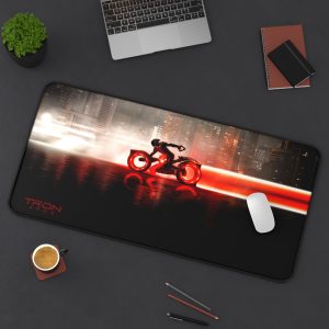 Tron Ares Desk Mat | Sci-Fi Movie Gaming Mouse Pad | Premium Stitched Edges