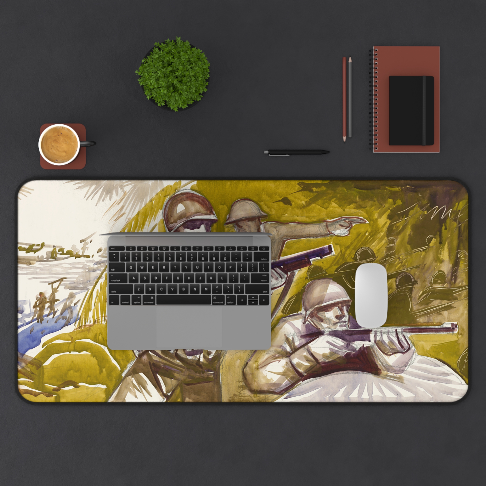 WWII History National Archives Desk Mat - view 2