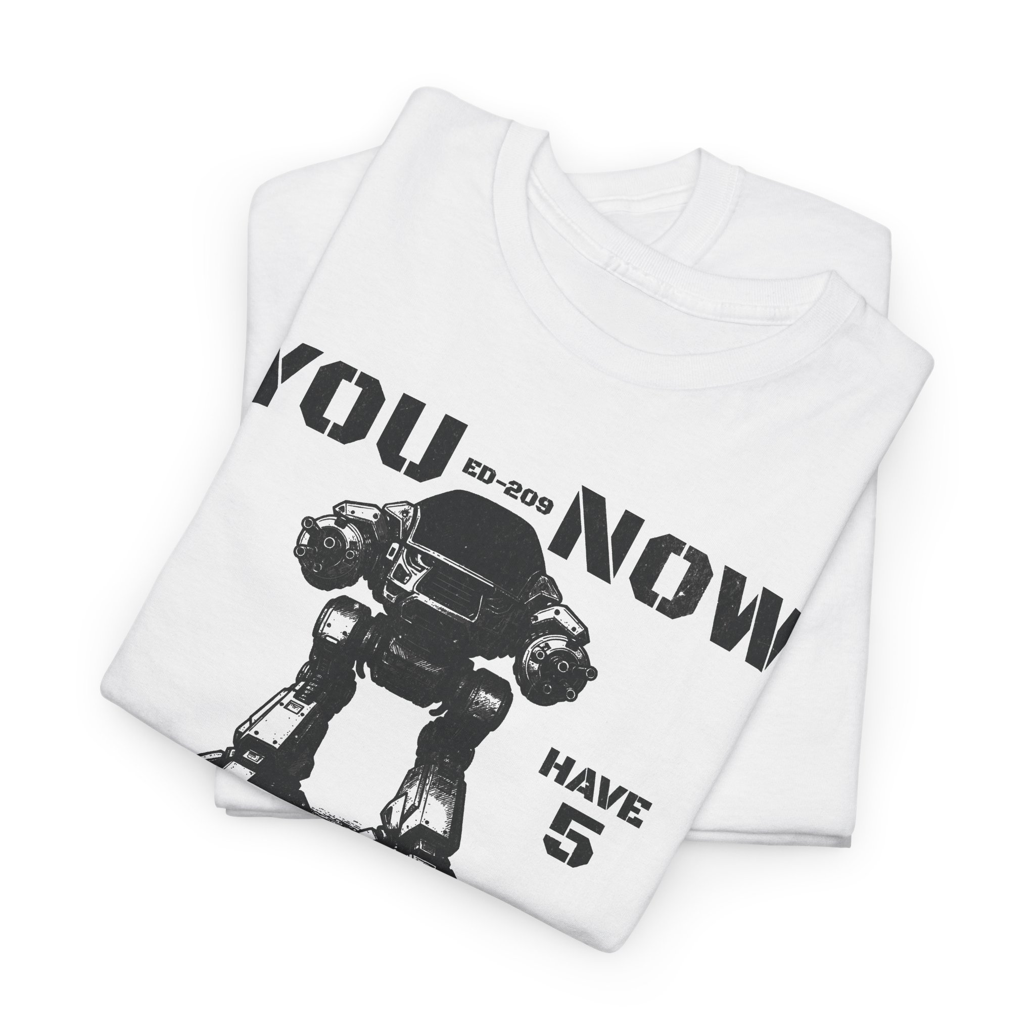 ED-209 NOW 5 Seconds to Comply RoboCop Shirt 80s Movie Fan Gift DTF S-5XL Colors - Image 14