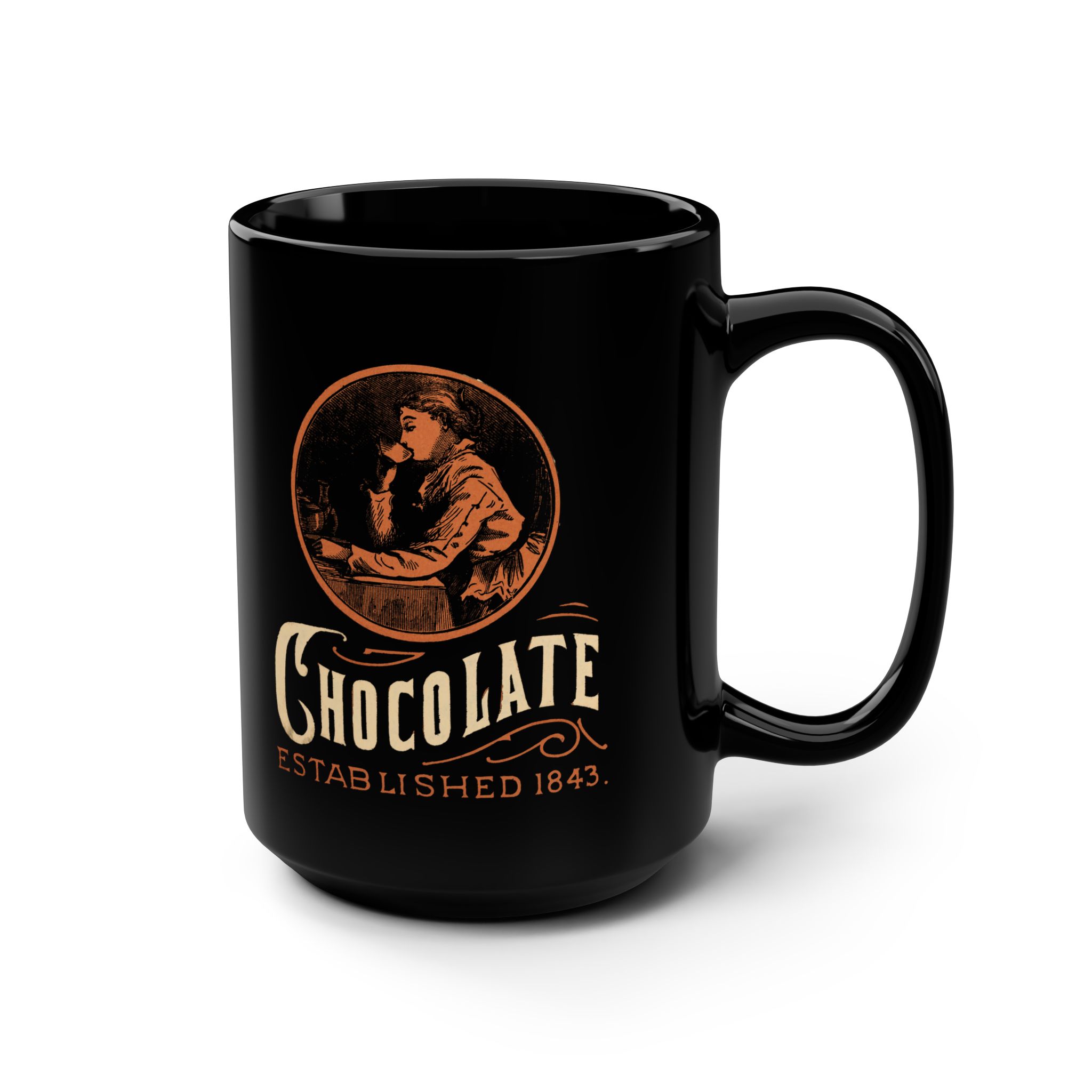 Webb’s Chocolate 1843 Vintage Art - Hot Chocolate - view 3