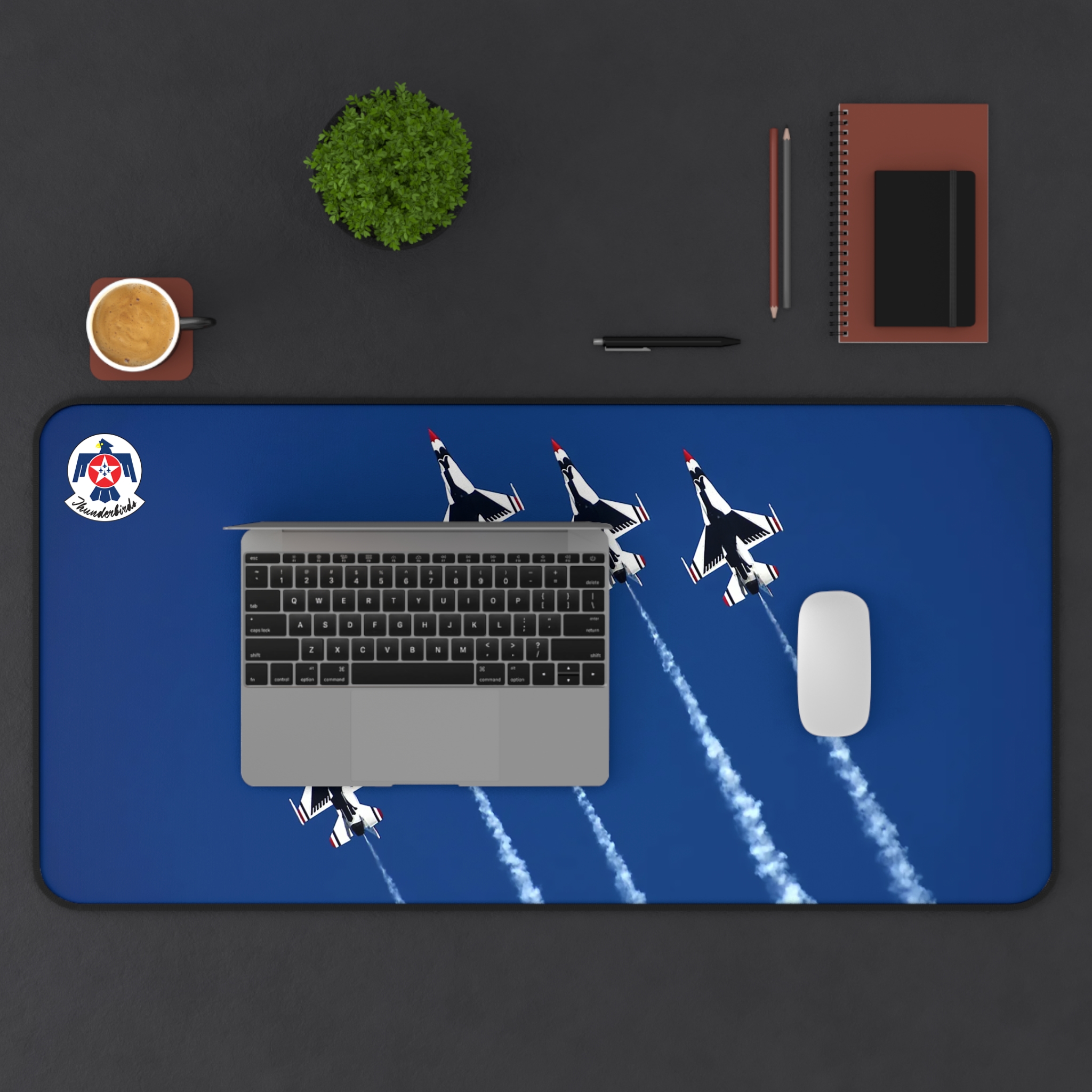 Thunderbirds USAF Premium Desk Mat Mouse Pad - view 4