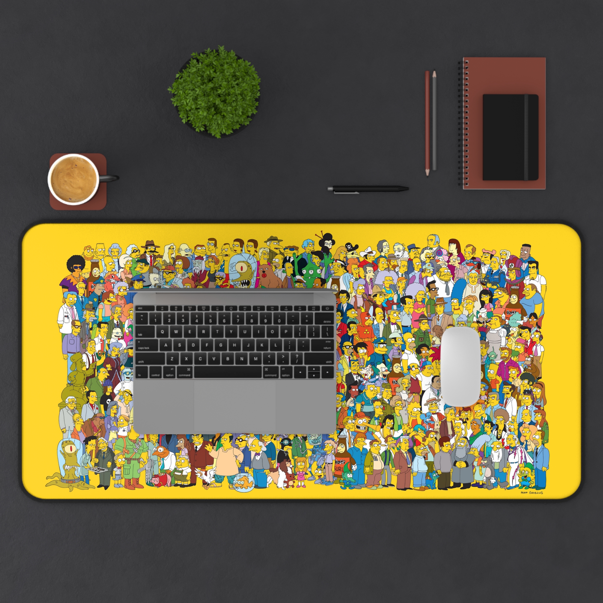 The Simpsons All Characters Desk Mat Mouse Pad - view 4