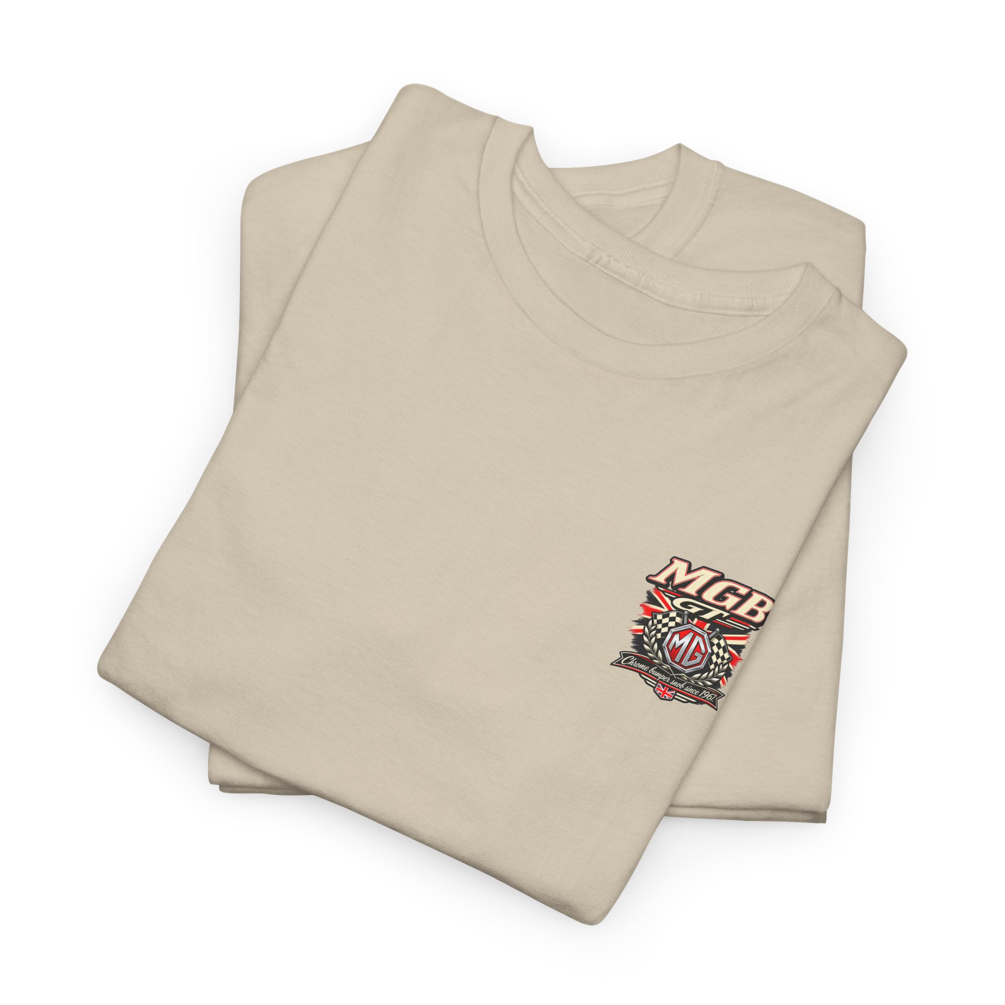 MGB GT Chrome Bumper Snob MG British Classic Sports Car Tee Gift S-5XL 11 Colors - Image 4